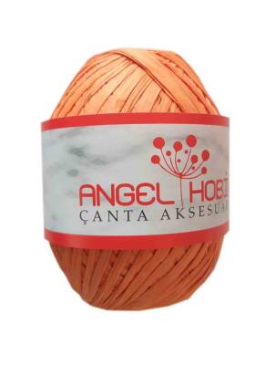 Angel Çanta Aksesuar Bobin Rafya 150 Gr Turuncu No:1 - 1