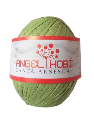 Angel Çanta Aksesuar Bobin Rafya 150 Gr Yeşil No:6 - 1