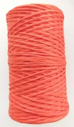 Angel Çanta Aksesuar Turuncu Renk Bükümlü Rafya No:11 - Angel Çanta Aksesuar