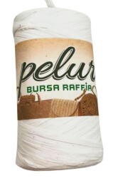 Angel Çanta Aksesuar Bursa Rafya Beyaz Renk 150 gr - Angel Çanta Aksesuar