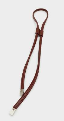 Angel Çanta Aksesuar Bordo Suni Deri Dikişli Büzgü Gümüş Metalli - 1