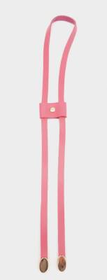 Angel Çanta Aksesuar Fuşya Tek Kat Suni Deri Büzgü Light Gold Metalli - 1