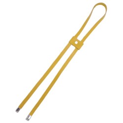 Angel Çanta Aksesuar Gerçek Deri Büzgü Limon Küfü Renk Gümüş Metalli - 2