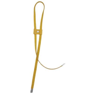 Angel Çanta Aksesuar Gerçek Deri Büzgü Limon Küfü Renk Gümüş Metalli - 3