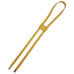 Angel Çanta Aksesuar Gerçek Deri Büzgü Limon Küfü Renk Light Gold Metalli - 2