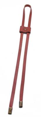 Angel Çanta Aksesuar Gerçek Deri Büzgü Taba Renk Antik Metalli - 1