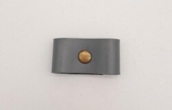 Angel Çanta Aksesuar Gri Gerçek Deri Büzgülük Antik Metalli - 2