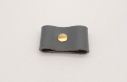 Angel Çanta Aksesuar Gri Gerçek Deri Büzgülük Light Gold Metalli - Angel Çanta Aksesuar