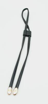 Angel Çanta Aksesuar Gri Suni Deri Dikişli Büzgü Light Gold Metalli - 1