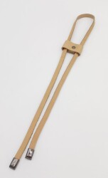 Angel Çanta Aksesuar Ham Doğal Gerçek Deri Büzgü Füme Metalli - Angel Çanta Aksesuar