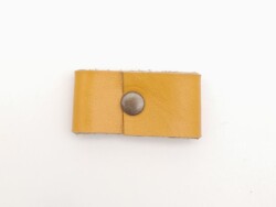 Angel Çanta Aksesuar Hardal Renk Gerçek Deri Büzgülük Antik Metalli - 3