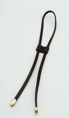 Angel Çanta Aksesuar Kahverengi Suni Deri Dikişli Büzgü Light Gold Metalli - 1