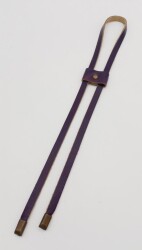 Angel Çanta Aksesuar Mor Gerçek Deri Büzgü Antik Metalli - Angel Çanta Aksesuar