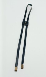 Angel Çanta Aksesuar Siyah Gerçek Deri Büzgü Antik Metalli - Angel Çanta Aksesuar