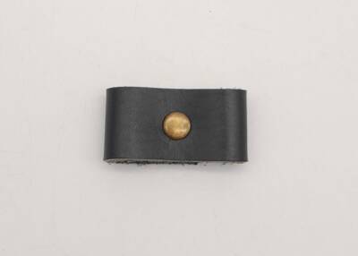 Angel Çanta Aksesuar Siyah Gerçek Deri Büzgülük Antik Metalli - 2