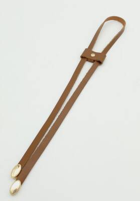 Angel Çanta Aksesuar Sütlü Kahve Gerçek Deri Büzgü Light Gold Metalli - 1