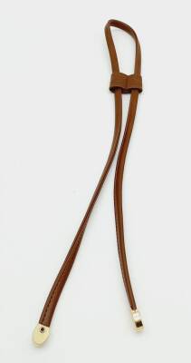 Angel Çanta Aksesuar Taba Suni Deri Dikişli Büzgü Light Gold Metalli - 1