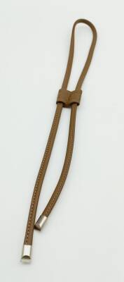 Angel Çanta Aksesuar Vizon Suni Deri Dikişli Büzgü Gümüş Metalli - 1