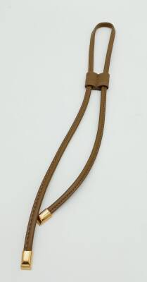 Angel Çanta Aksesuar Vizon Suni Deri Dikişli Büzgü Light Gold Metalli - 1