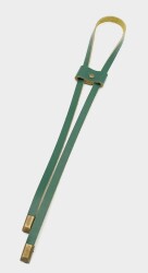 Angel Çanta Aksesuar Yeşil Gerçek Deri Büzgü Antik Metalli - Angel Çanta Aksesuar