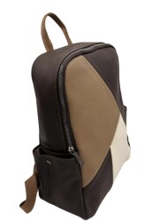 Angel Çanta Aksesuar Gerçek Deri Sırt Çantası Unisex Kahve Renk - 2