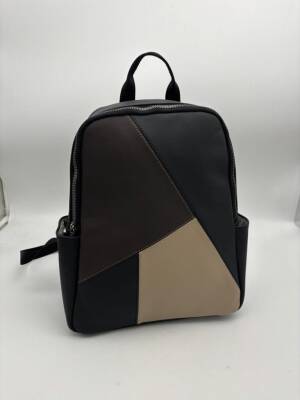 Angel Çanta Aksesuar Gerçek Deri Sırt Çantası Unisex Siyah Renk - 1