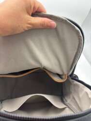 Angel Çanta Aksesuar Gerçek Deri Sırt Çantası Unisex Siyah Renk - 3