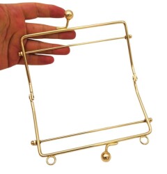 Angel Çanta Aksesuar 15 Cm Light Renk Dikdörtgen Model Çanta Klipsi, Çanta Bursu - 2