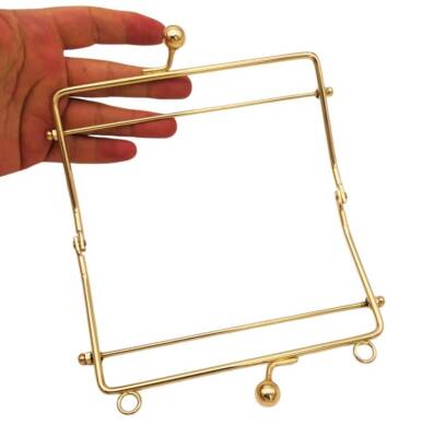 Angel Çanta Aksesuar 15 Cm Light Renk Dikdörtgen Model Çanta Klipsi, Çanta Bursu - 2