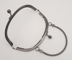 Angel Çanta Aksesuar 17 Cm Füme Çanta Klipsi (Örgü Çanta İçin) - 2