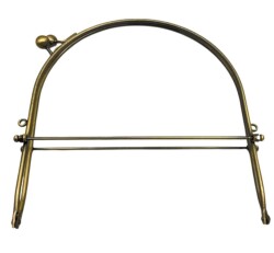 Angel Çanta Aksesuar 20 Cm Antik Renk D Model Çanta Klipsi, Çanta Bursu - 3