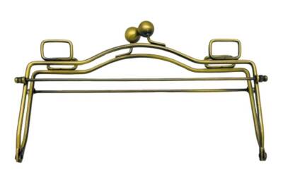 Angel Çanta Aksesuar 20 Cm Antik Renk Dikdörtgen Kare Halkalı Model Model Çanta Klipsi, Çanta Bursu - 4