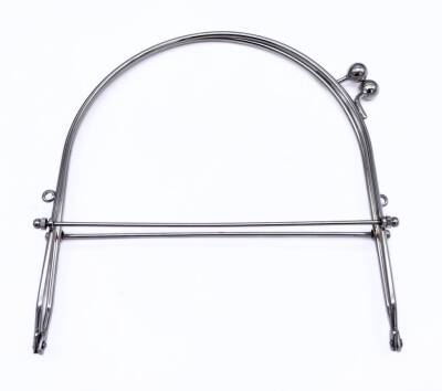 Angel Çanta Aksesuar 20 Cm Gümüş Renk D Model Çanta Klipsi, Çanta Bursu - 1