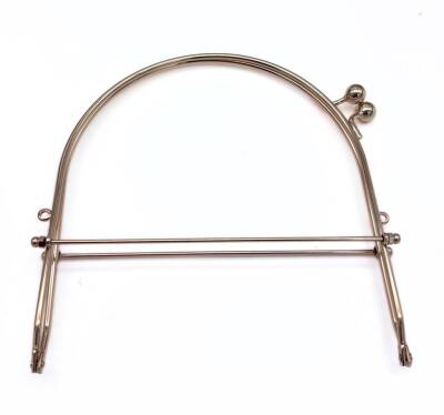 Angel Çanta Aksesuar 20 Cm Light Gold Renk D Model Çanta Klipsi, Çanta Bursu - 1