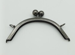 Angel Çanta Aksesuar 20 Cm Metal Toplu Füme Renk Çanta Klipsi - Angel Çanta Aksesuar