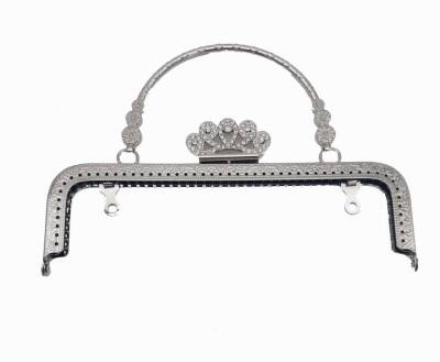 Angel Çanta Aksesuar 20 Cm Taç Model Gümüş Renk Çanta Klıpsi - 1