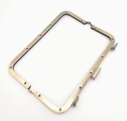 Angel Çanta Aksesuar 21 Cm Antik Dikdörtgen Çanta Klipsi Çanta Bursu - 3