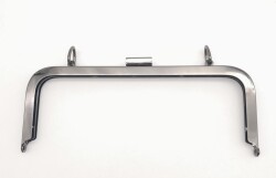 Angel Çanta Aksesuar 21 Cm Füme Dikdörtgen Çanta Klipsi Çanta Bursu - Angel Çanta Aksesuar