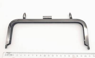 Angel Çanta Aksesuar 21 Cm Füme Dikdörtgen Çanta Klipsi Çanta Bursu - 2