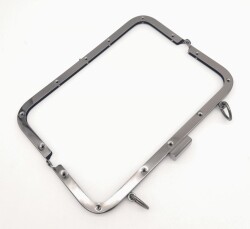 Angel Çanta Aksesuar 21 Cm Füme Dikdörtgen Çanta Klipsi Çanta Bursu - 3