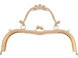 Angel Çanta Aksesuar 21 Cm Gold Çanta Klipsi (Örgü Çanta İçin) - Angel Çanta Aksesuar