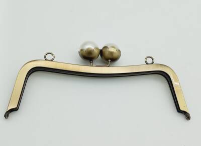 Angel Çanta Aksesuar 21 Cm İncili Antik Çanta Klipsi Çanta Bursu - 1