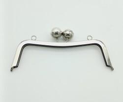 Angel Çanta Aksesuar 21 Cm İncili Gümüş Çanta Klipsi Çanta Bursu - Angel Çanta Aksesuar