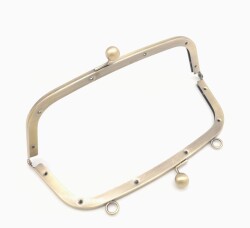 Angel Çanta Aksesuar 21.5 Cm Antik Oval Köşe Çanta Klipsi Çanta Bursu - 3