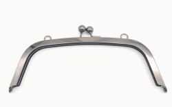 Angel Çanta Aksesuar 21.5 Cm Füme Oval Köşe Çanta Klipsi Çanta Bursu - Angel Çanta Aksesuar