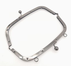 Angel Çanta Aksesuar 21.5 Cm Füme Oval Köşe Çanta Klipsi Çanta Bursu - 3