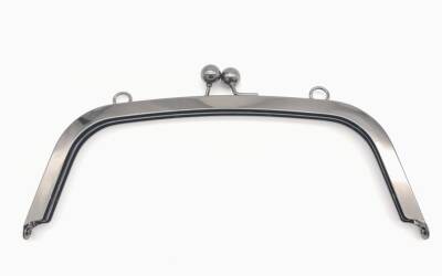 Angel Çanta Aksesuar 21.5 Cm Füme Oval Köşe Çanta Klipsi Çanta Bursu - 1