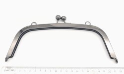 Angel Çanta Aksesuar 21.5 Cm Füme Oval Köşe Çanta Klipsi Çanta Bursu - 2