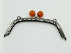 Angel Çanta Aksesuar 22 Cm Akrilik Toplu Füme Renk Çanta Klipsi - Angel Çanta Aksesuar