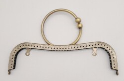 Angel Çanta Aksesuar 22 cm Bilezik Model Çanta Klipsi Çanta Bursu Antik Metal - Angel Çanta Aksesuar